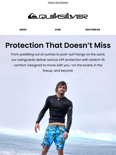 Quiksilver Sale Announcement