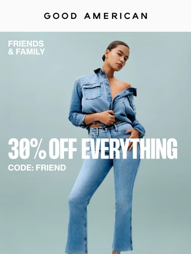 Good American Sale Announcement