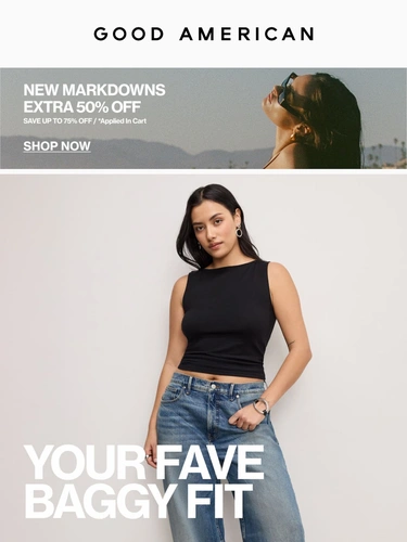 Good American Sale Announcement