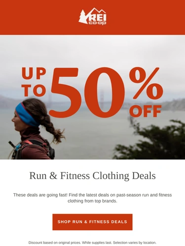 REI Sale Announcement