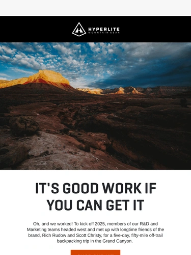 Hyperlite Mountain Gear Newsletter