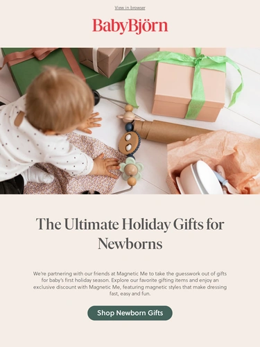 BabyBjörn Holiday Campaign