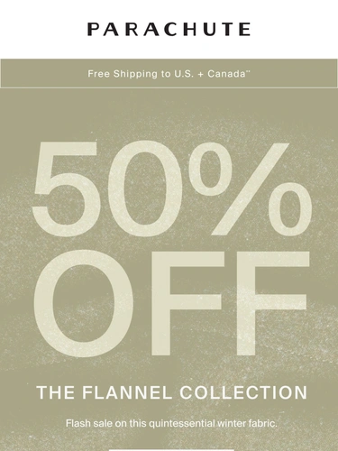 Parachute Home Sale Announcement