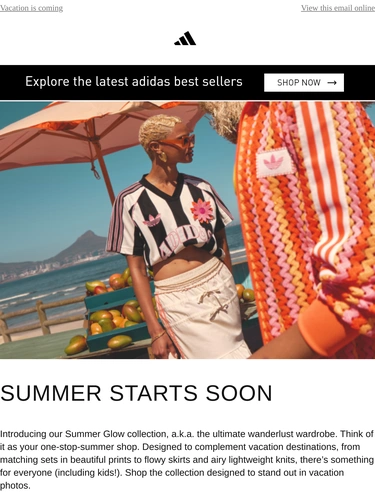 Adidas Sale Announcement