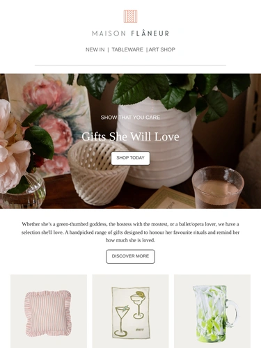 Maison Flaneur Sale Announcement
