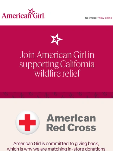 American Girl Sale Announcement