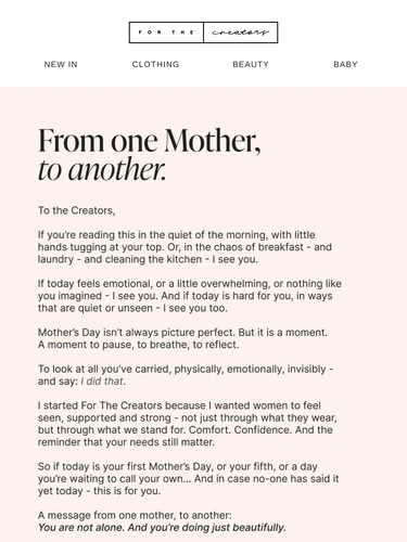 For The Creators Newsletter