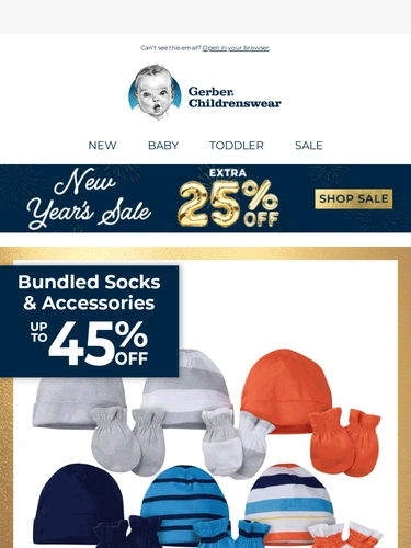 Gerber Childrenswear Sale Announcement