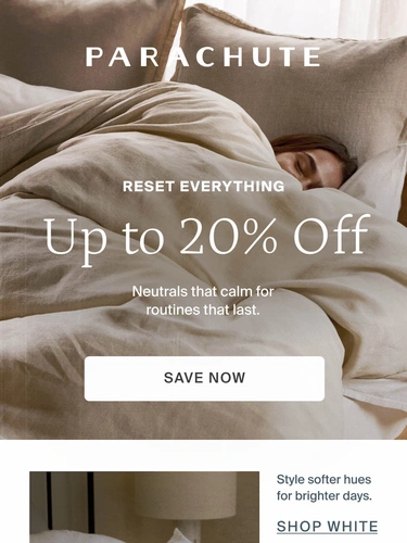 Parachute Home Sale Announcement