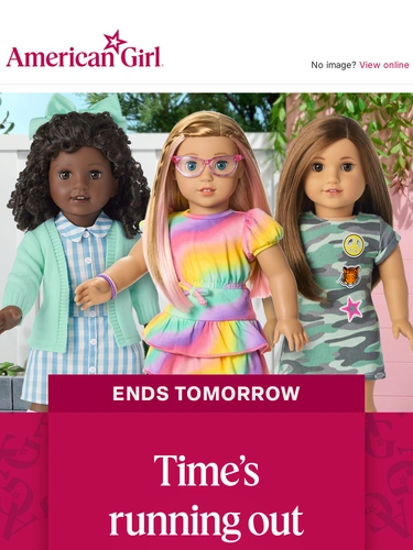 American Girl Sale Announcement