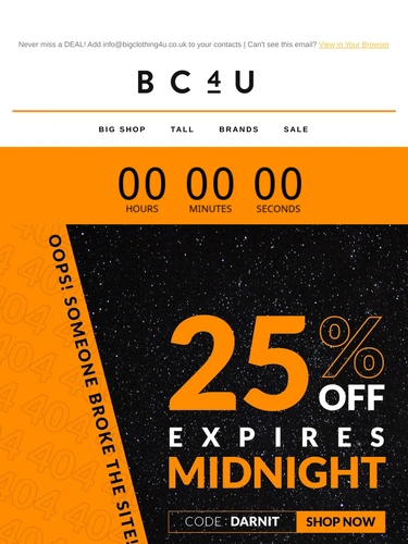 BigClothing4U Sale Announcement