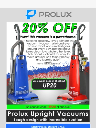 ProLux Cleaners Sale Announcement