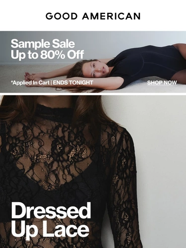 Good American Sale Announcement