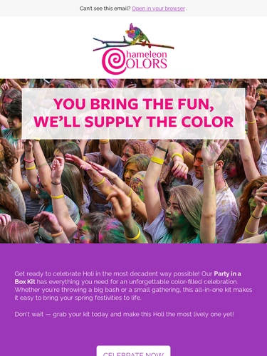 Chameleon Colors Newsletter