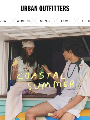 Urban Outfitters Newsletter
