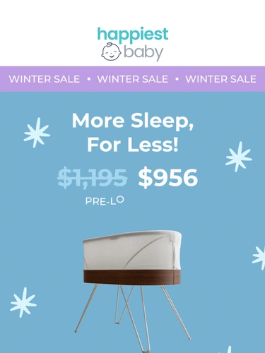 Happiest Baby Sale Announcement