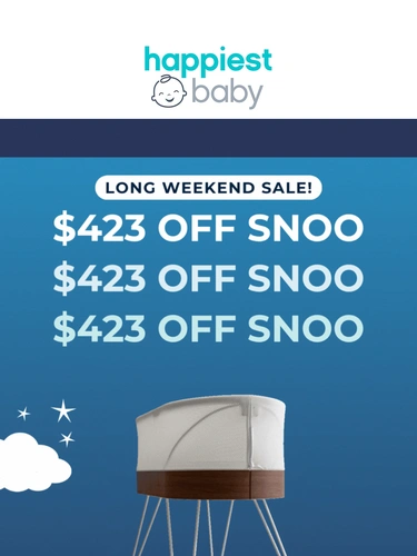 Happiest Baby Sale Announcement