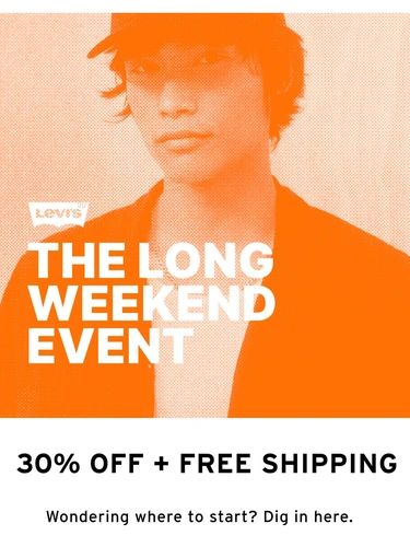 Levi's Sale Announcement
