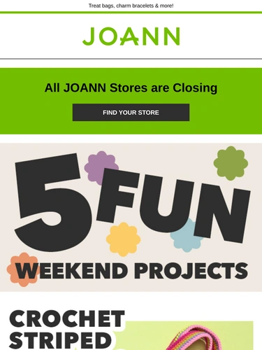 Joann Sale Announcement