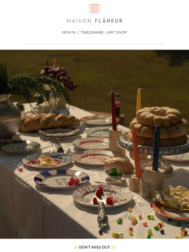 Maison Flaneur Newsletter