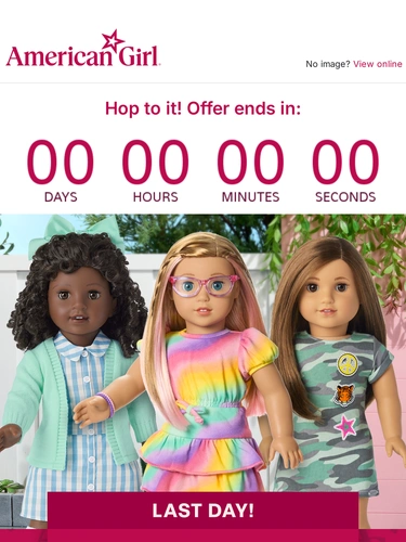 American Girl Sale Announcement