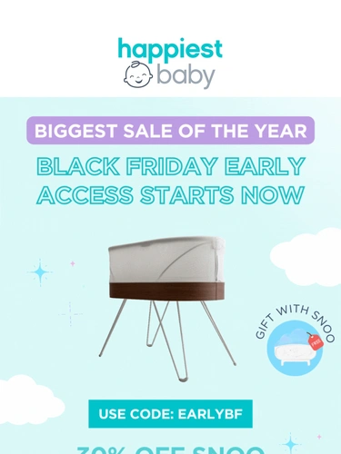 Happiest Baby Sale Announcement