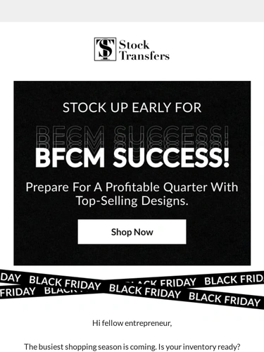 Stock Transfers Holiday Campaign