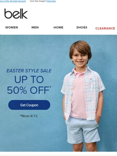 Belk Sale Announcement