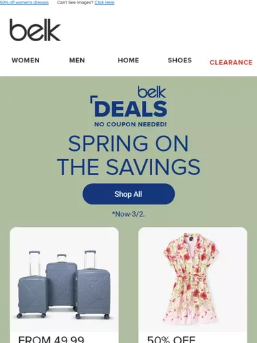 Belk Sale Announcement