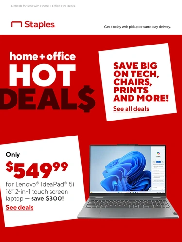 Staples Sale Announcement