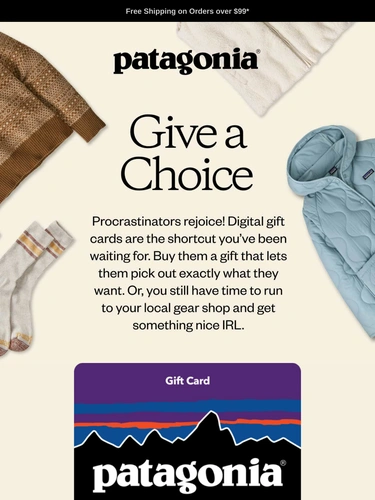Patagonia Holiday Campaign