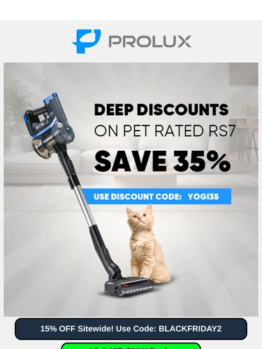 ProLux Cleaners Sale Announcement