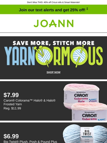 Joann Sale Announcement