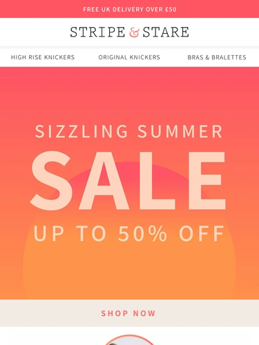 Stripe and Stare Sale Announcement