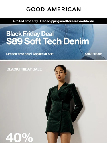 Good American Sale Announcement