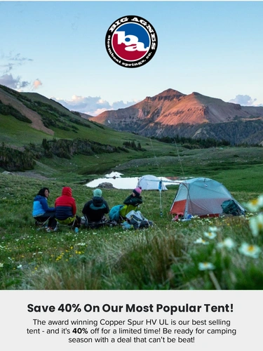 Big Agnes Sale Announcement
