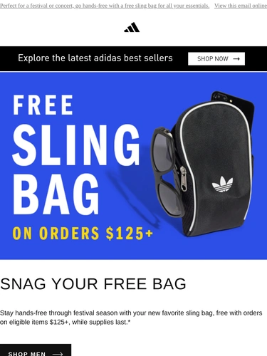 Adidas Sale Announcement