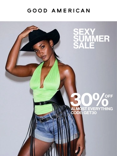 Good American Sale Announcement