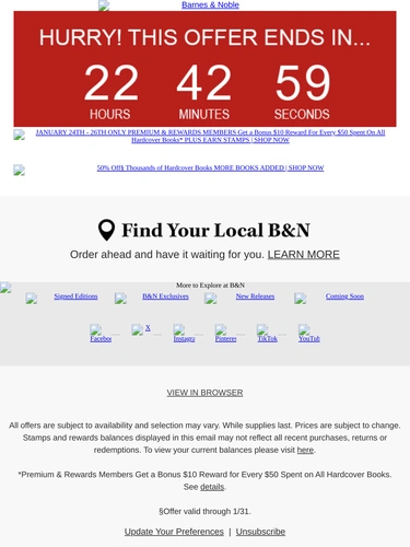 Barnes & Noble Loyalty Program