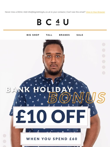 BigClothing4U Sale Announcement