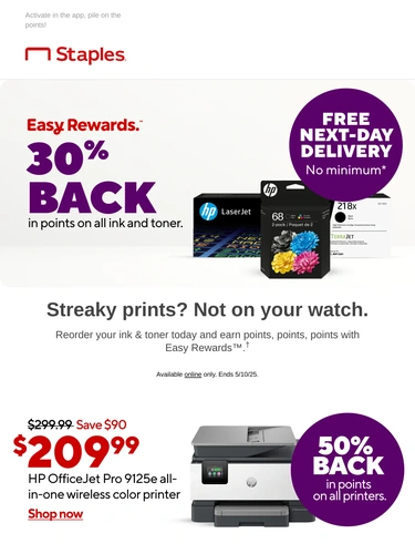 Staples Sale Announcement