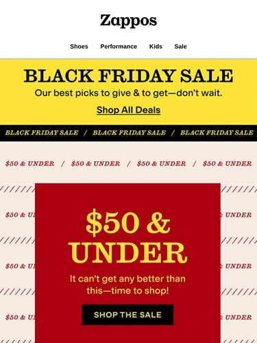 Zappos Sale Announcement
