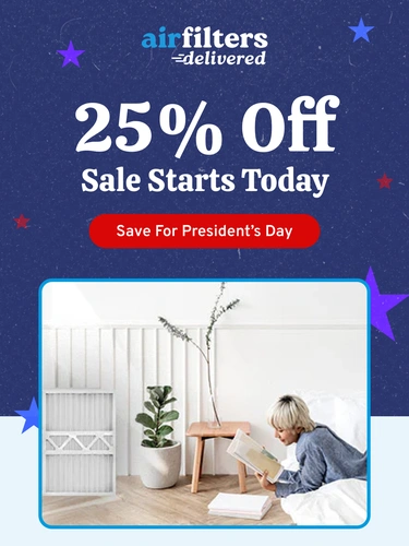 Air Filters Delivered Sale Announcement