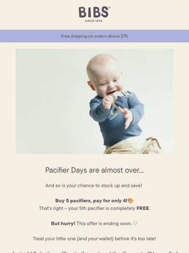Bibs World Sale Announcement