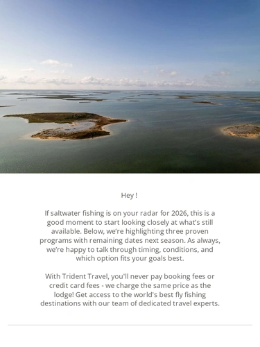 Trident Fly Fishing Sale Announcement