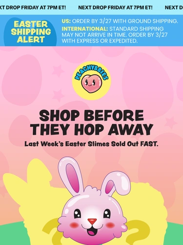 PeachyBbies Sale Announcement