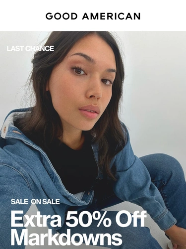 Good American Sale Announcement