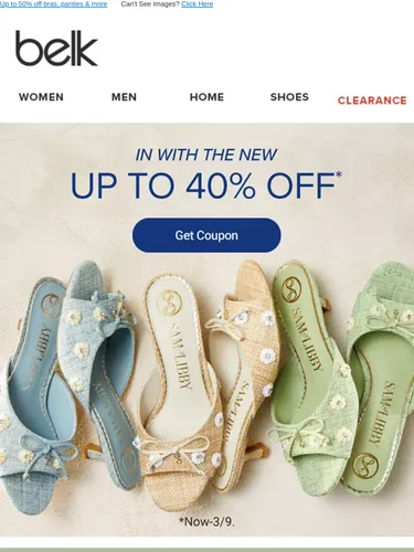 Belk Sale Announcement