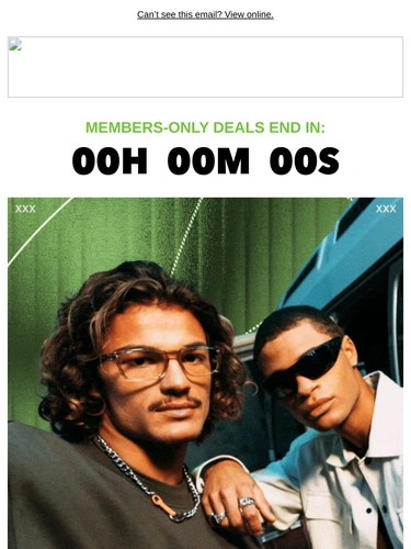 Oakley Sale Announcement