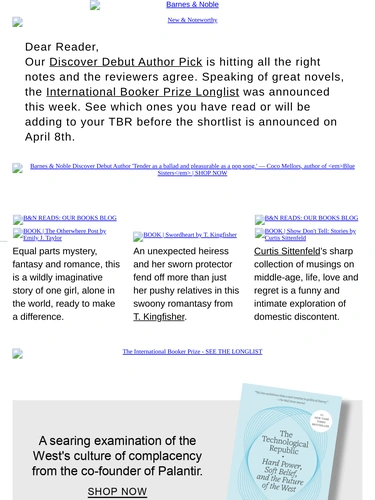 Barnes & Noble Sale Announcement